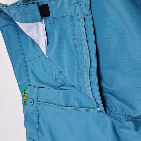 Haband's Fit-Forever Light Aqua Cargo Shorts Men's Size 40 - Picture 8 of 11